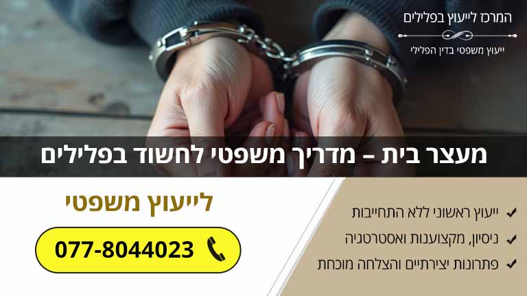 מעצר בית – מדריך משפטי לחשוד בפלילים